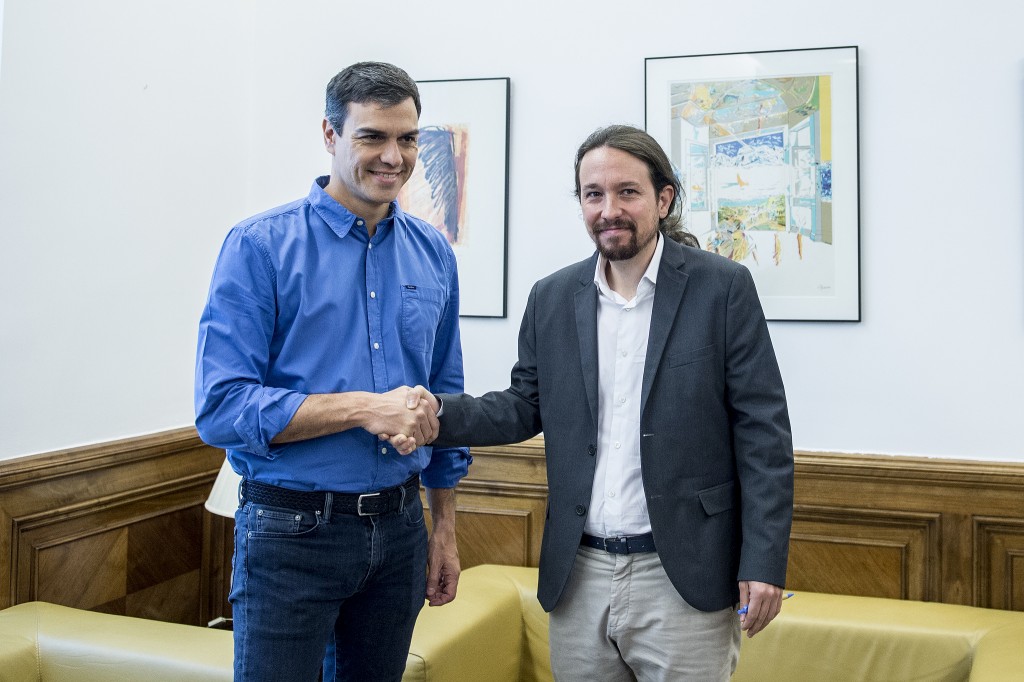 Iglesias y Sánchez se reúnen de nuevo 27-6-2017