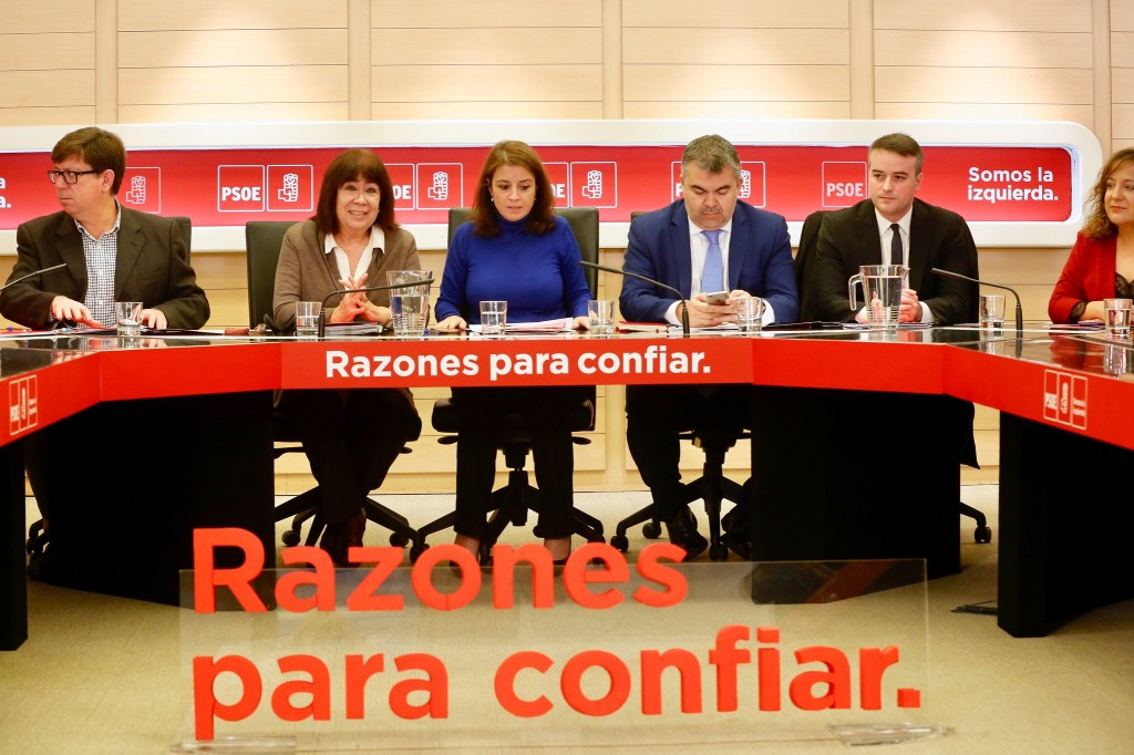 PSOE razones para confiar somos la izquierdaReunión Comité Electoral