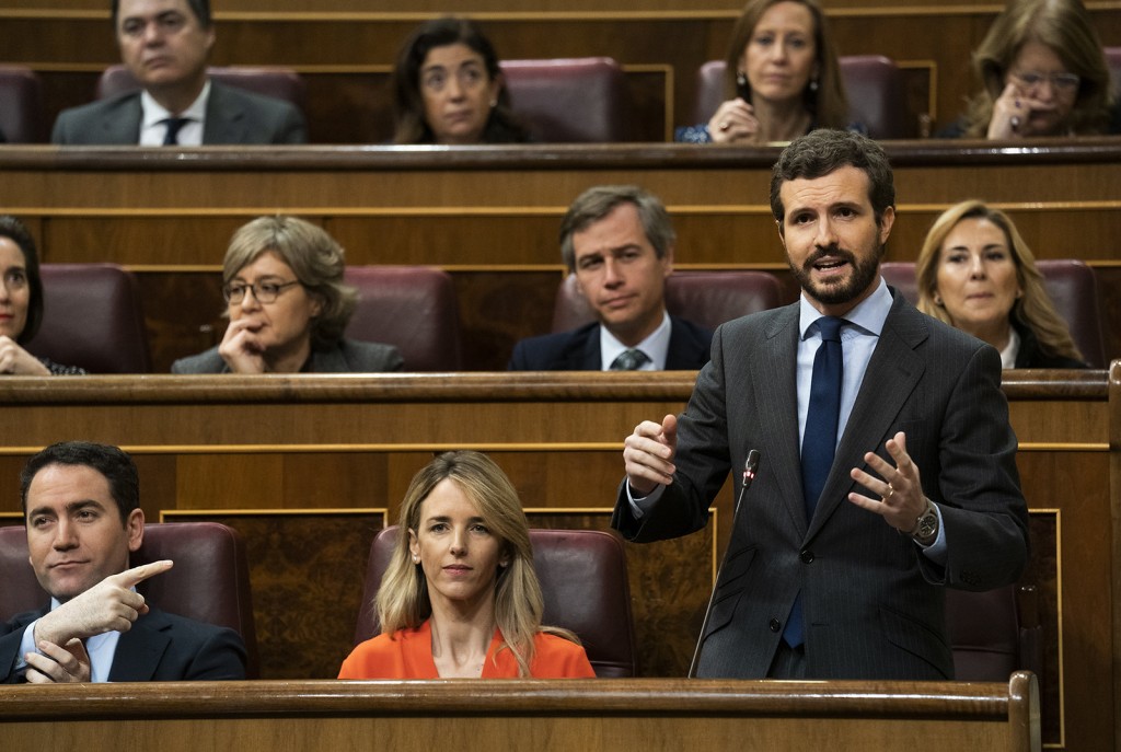 PP Casado congreso sesion 19-2-2020