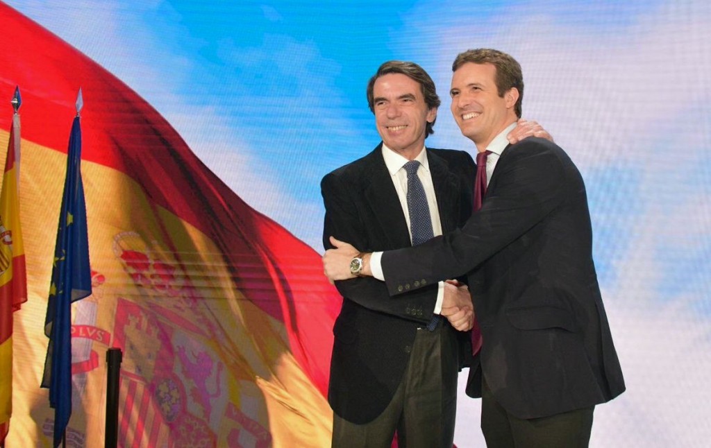 Aznar y Casado COnvencion PP enero 2019