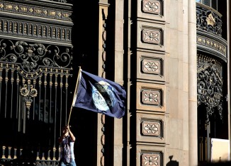 BANDERA CONDENA JUSTICIA