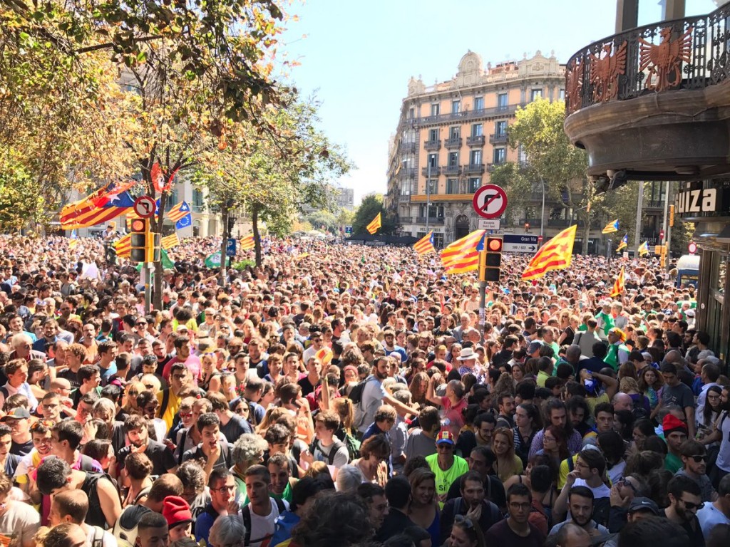 Cataluña protesta tras detenciones
