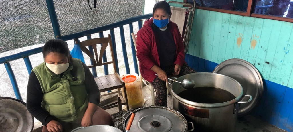 Cocina comunitaria en Perú hambruna Naciones Unidas