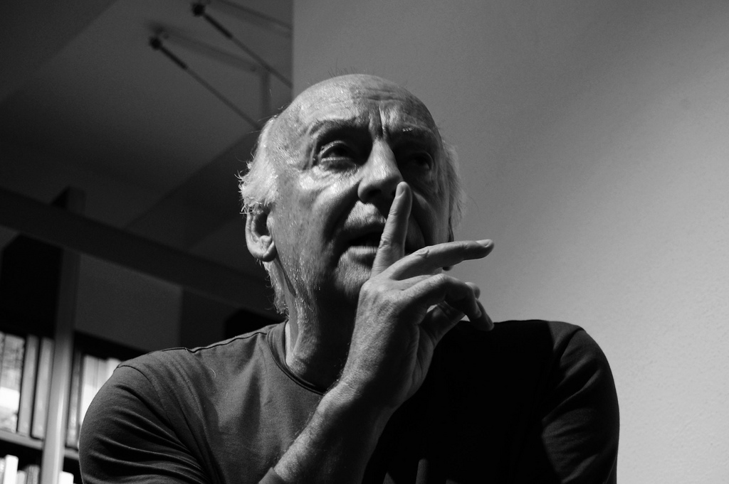 Eduardo Galeano. 2008. Italia/ Imagen: Mariela De Marchi Moyano (Flickr)