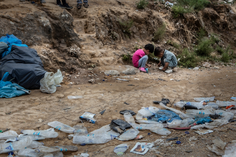 Niños campo refugiados grecia- MSF