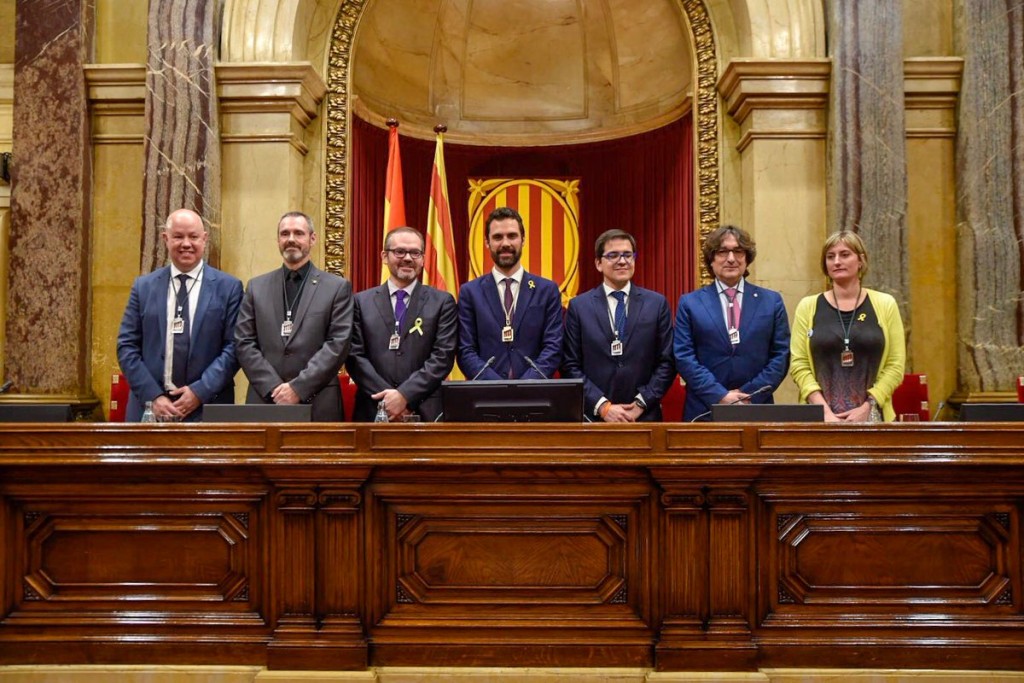 Roger Torrent President de la Mesa del Parlament Catalunya