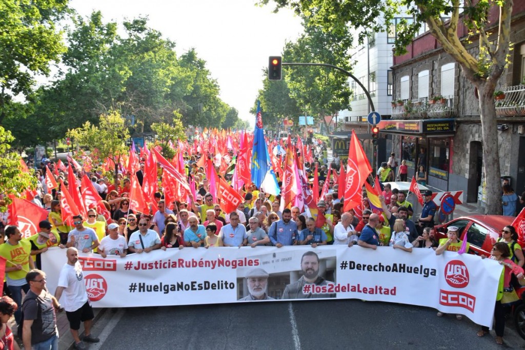 UGT juicio huelga manifestacion