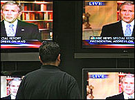 bush en la television