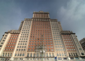 edificio,españa,plaza,madrid,rascacielos