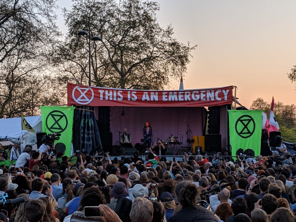 extinction rebellion londres Greta Thunberg