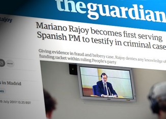 guardian testimonio rajoy juicio gurtel declara corrupcion testigo