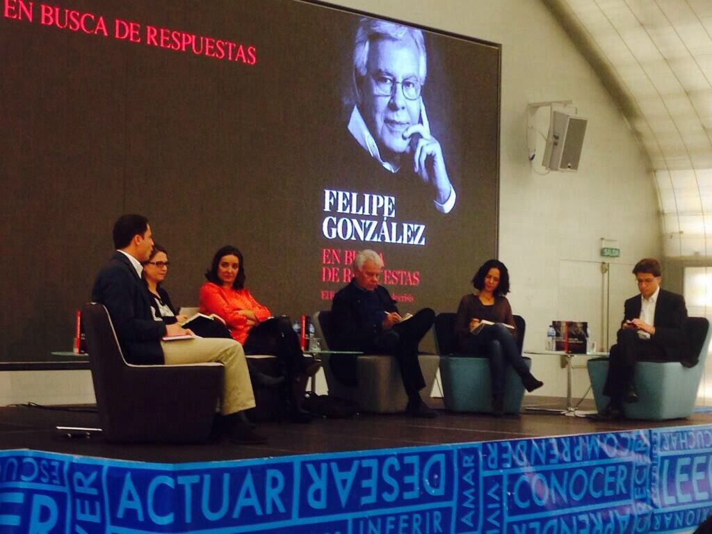 Presentación del libro de Felipe González