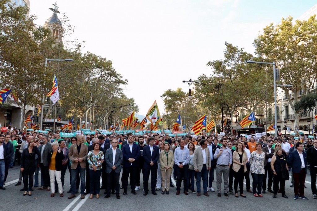 lideres catalanes tras 155