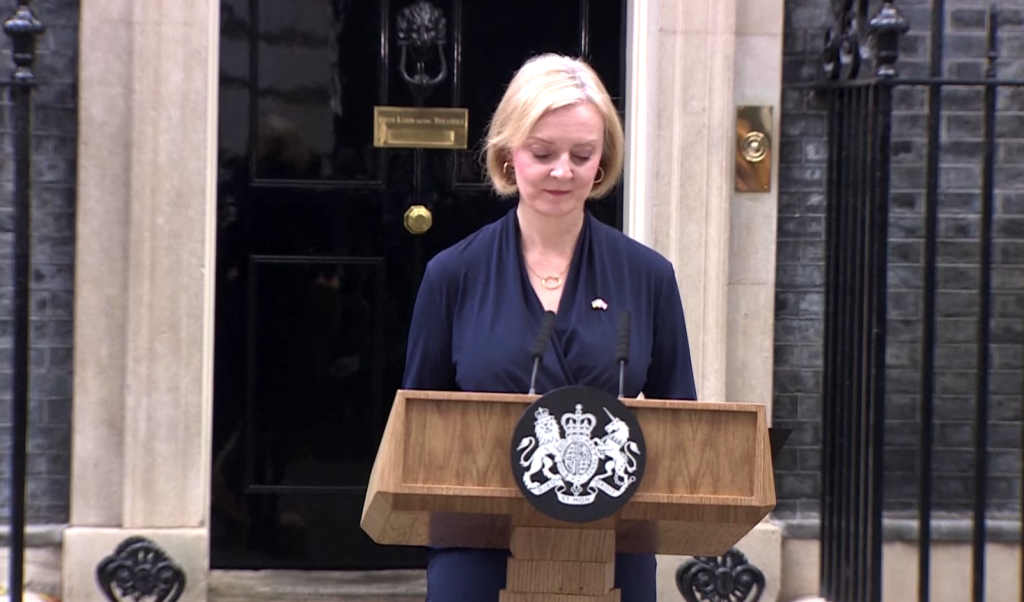 liz truss dimite