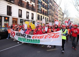 marcha,ere,despido,cocacola,protesta,cierre,farbica