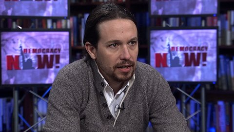 pabloIglesias-democracyNow