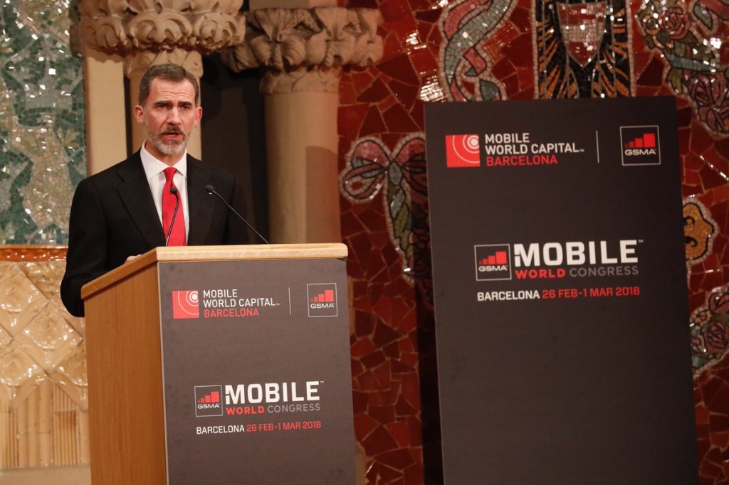 rey felipe VI Mobile World Congress