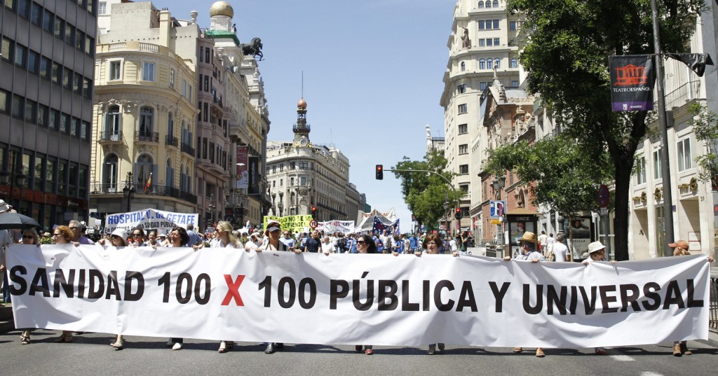 Sanidad publica manifestacion Mats 